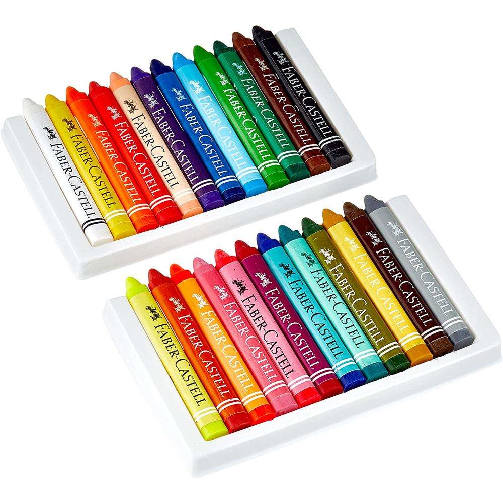 FABER-CASTELL Triangular Wachsmalstifte – Bild 3