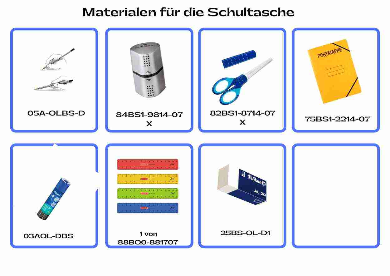 Apfel und Banane - Das komplette Schulmaterial-Kit für Klasse 1 – Bild 2