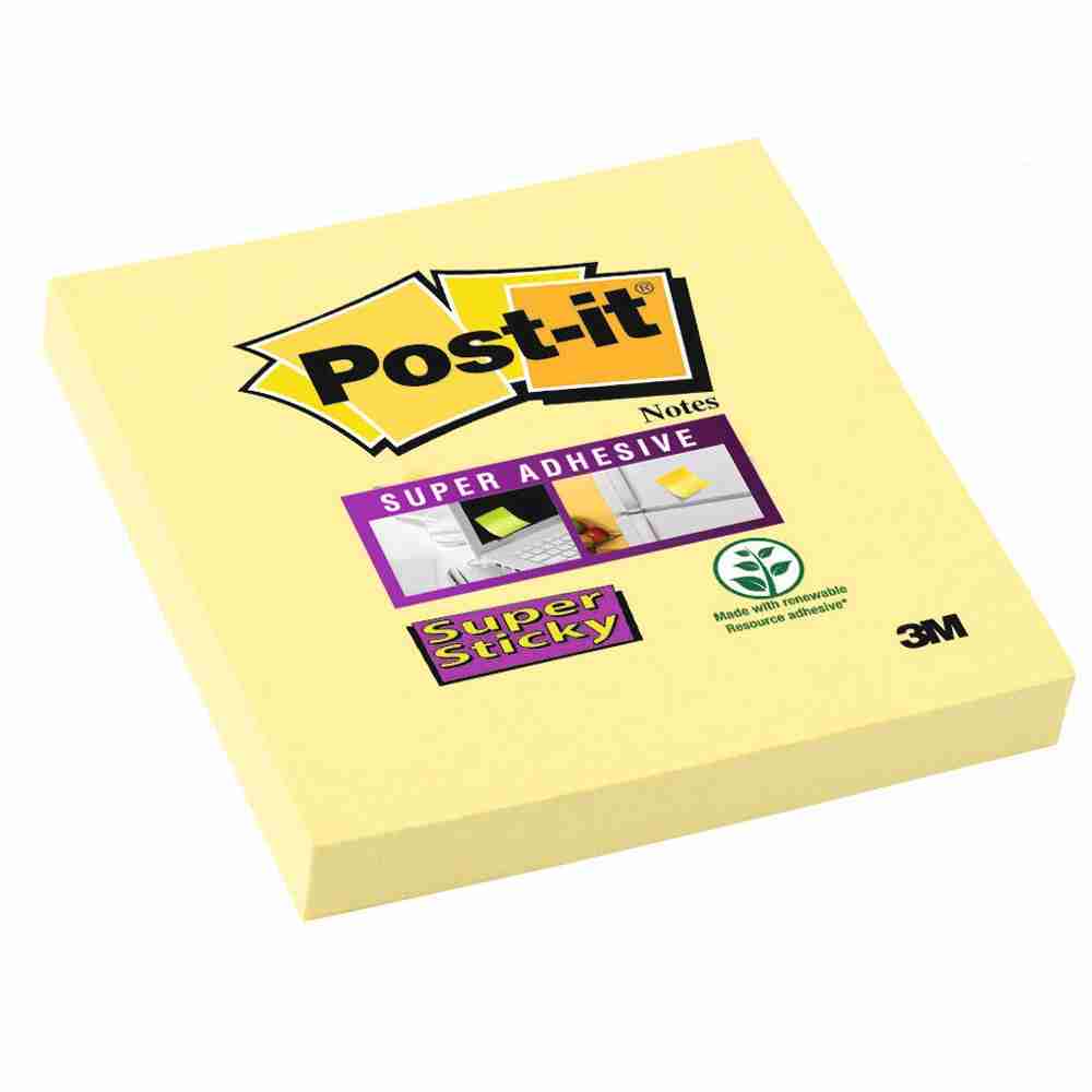 Post-it Haftnotizen extrastark 654 gelb 14 Blöcke + GRATIS 2 Blöcke – Bild 4
