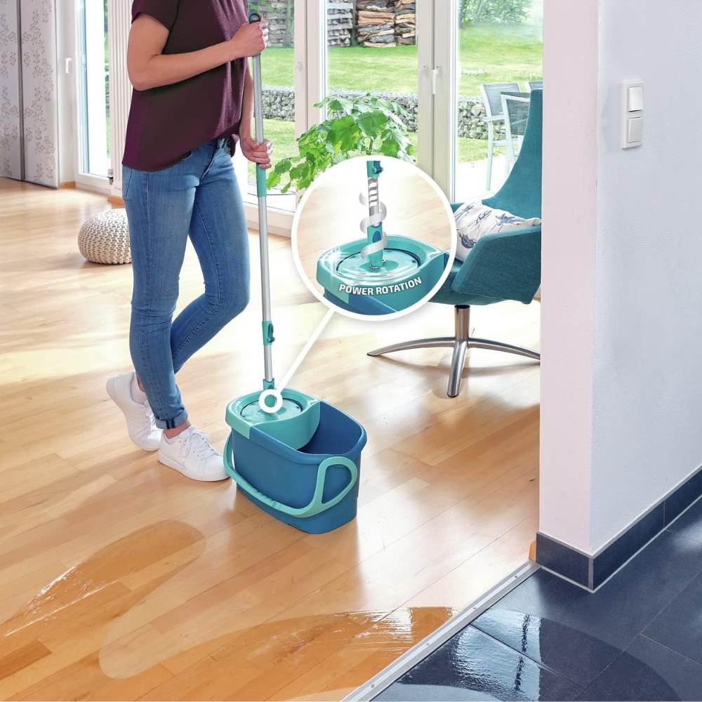 LEIFHEIT Rotation Disc Mop Ergo Wischmopp-Set 55413