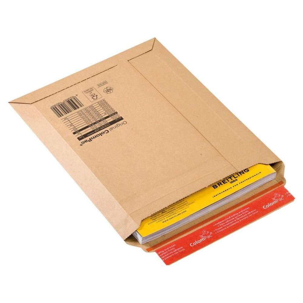ColomPac® Kartonversandtaschen braun für DIN A4 5 St. oder 1St.