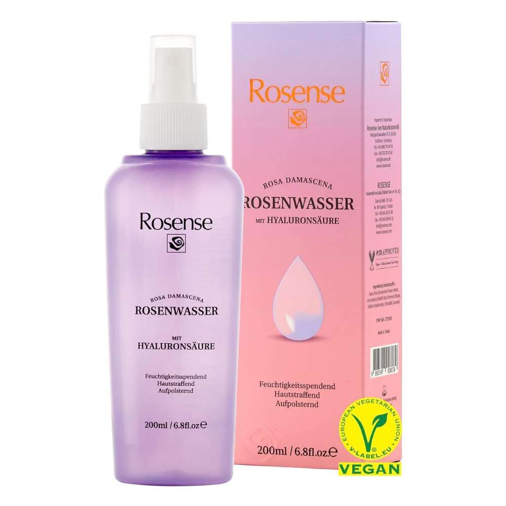 Rosense Rosenwasser mit Hyaluronsäure, 200 ml